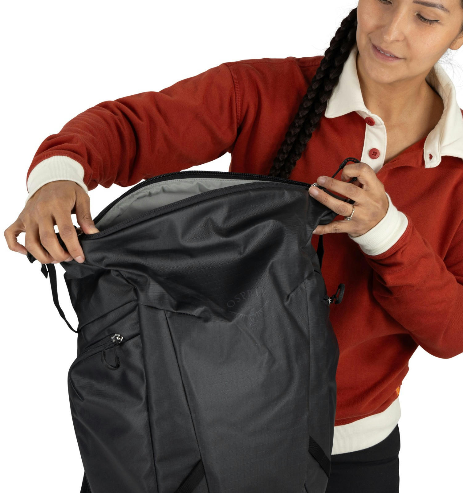 Рюкзак Osprey Transporter Zinch raven black O/S чорнийфото10