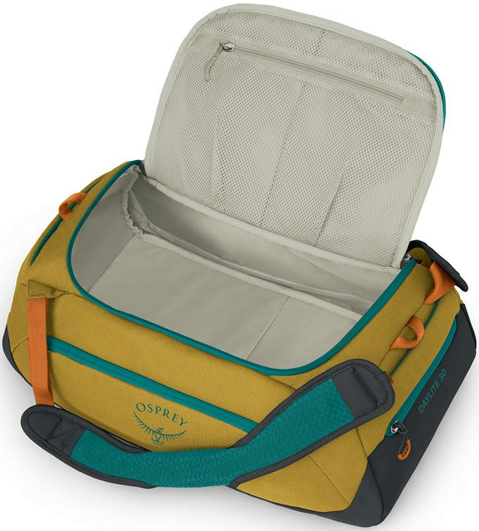 Сумка Osprey Daylite Duffel 30 tumbleweed yellow/tunnel vision O/S желтая/бирюзовая фото 4