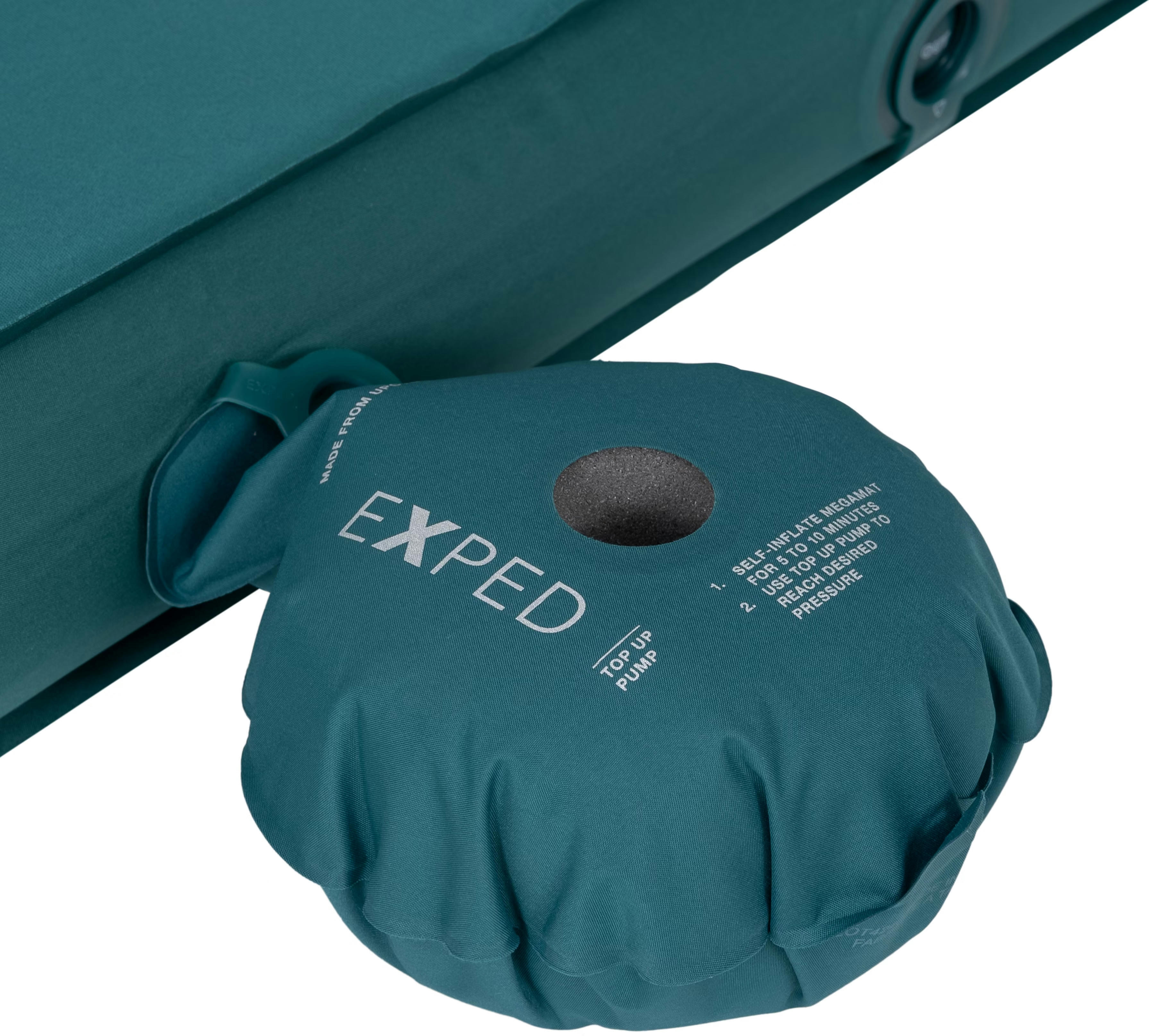 Килимок самонадувний Exped MegaMat LW бірюзовийфото6