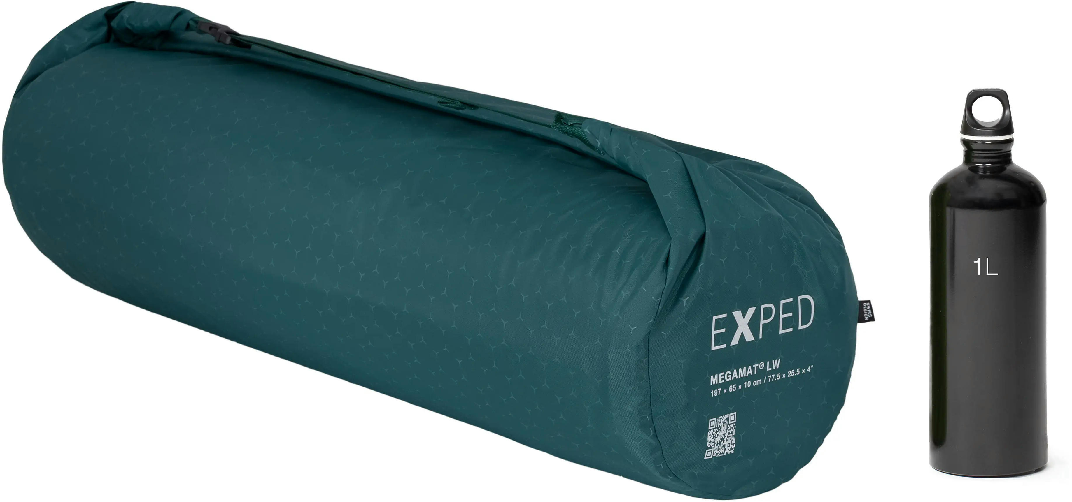 Килимок самонадувний Exped MegaMat LW бірюзовийфото8