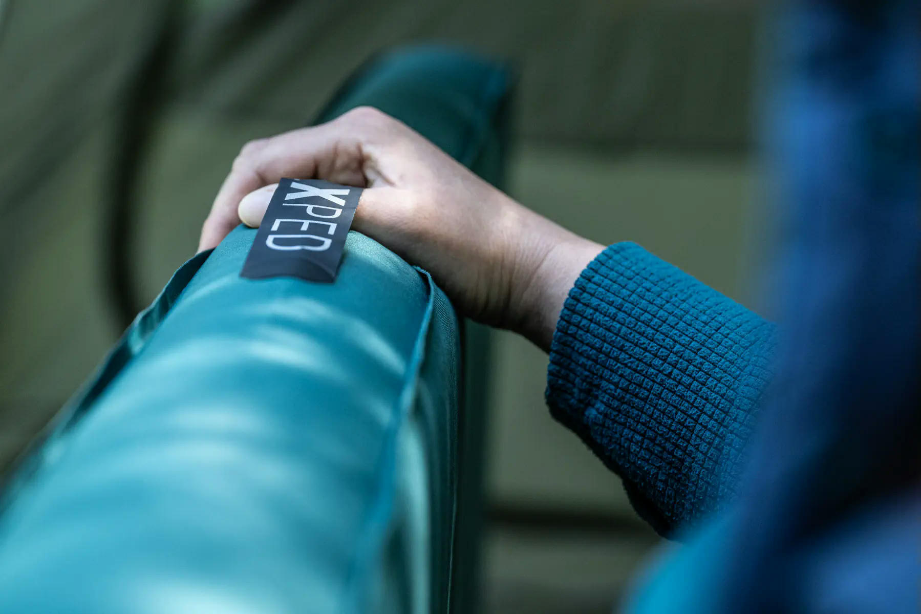 Коврик самонадувной Exped MegaMat Duo LW+ бірюзовий фото 6