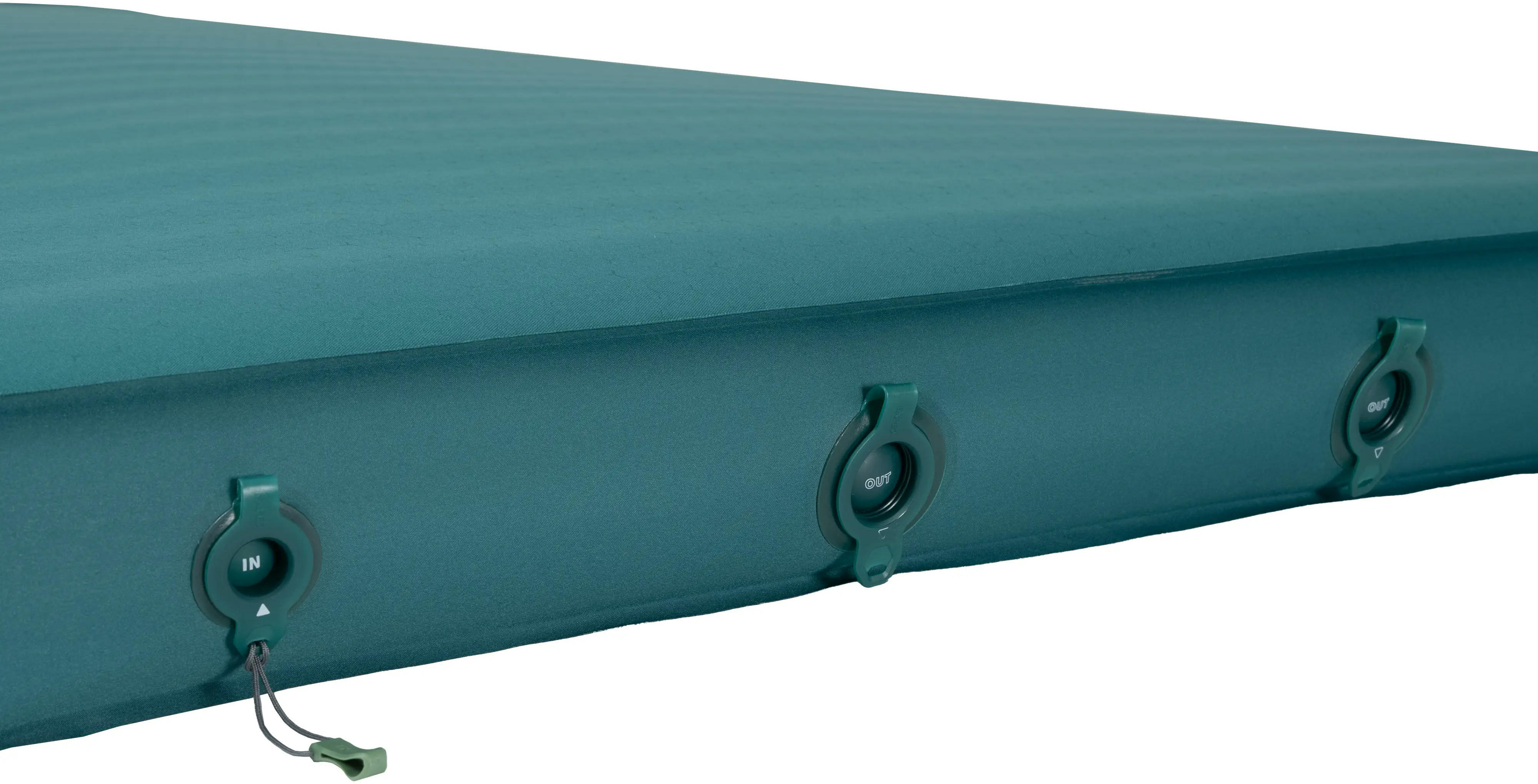 Коврик самонадувной Exped MegaMat Duo LW+ бірюзовий фото 3