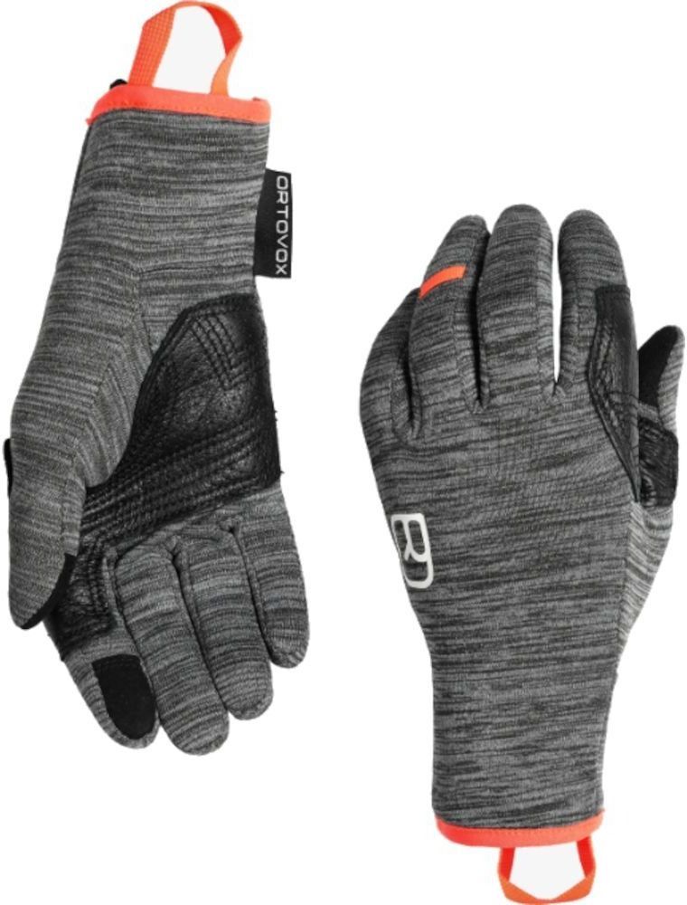 Перчатки женский Ortovox FLEECE LIGHT GLOVE W black steel blend XS фото 