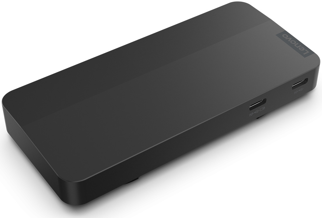 Док-станція Lenovo USB-C Dual Display Travel Dock (w/adapter) (40B90100EU)фото2