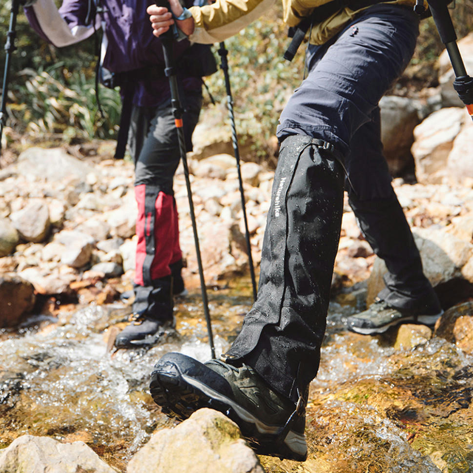Защитные водонепроницаемые бахилы Naturehike CNK2450DS011, размер L, черные фото 