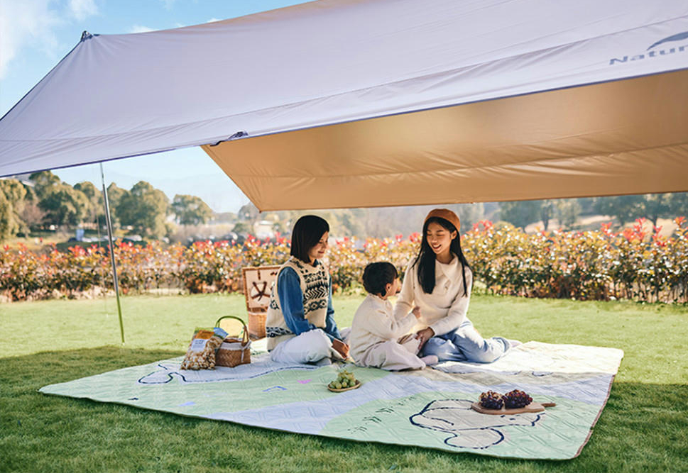 Коврик для пикника Naturehike 210*240 CNK2350WS010, светло-салатный фото 8