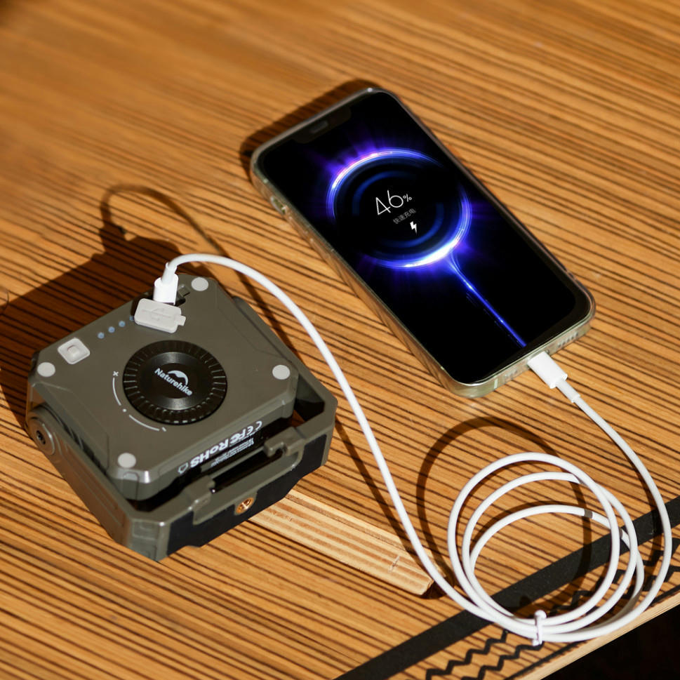 Ліхтар прожектор Naturehike CNK2300012, коричневийфото9