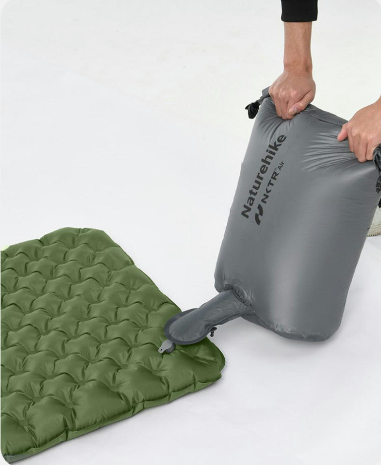 Матрац надувний надлегкий Naturehike CNK2450WS014 зеленийфото7