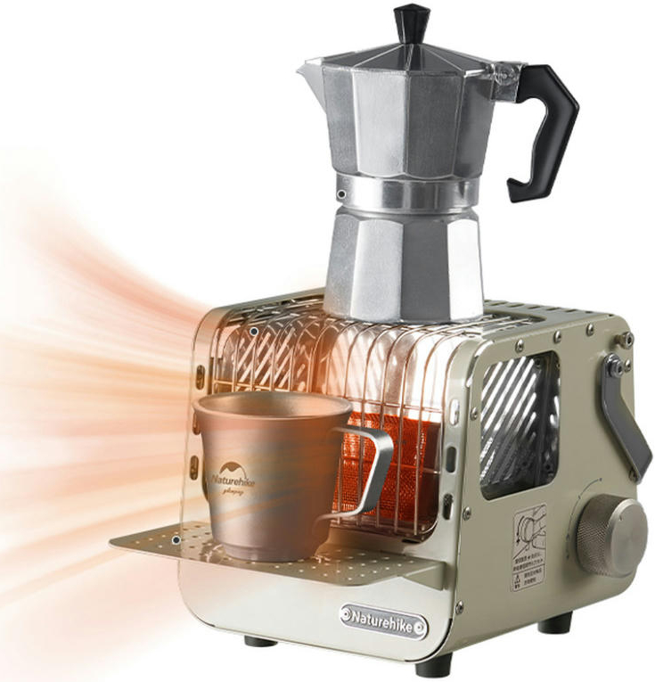 Мини обогреватель кассетный Naturehike CNK2300CW018, серый фото 6