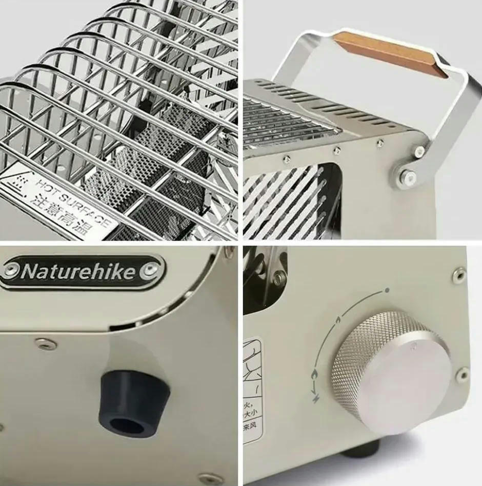 Мини обогреватель кассетный Naturehike CNK2300CW018, серый фото 8