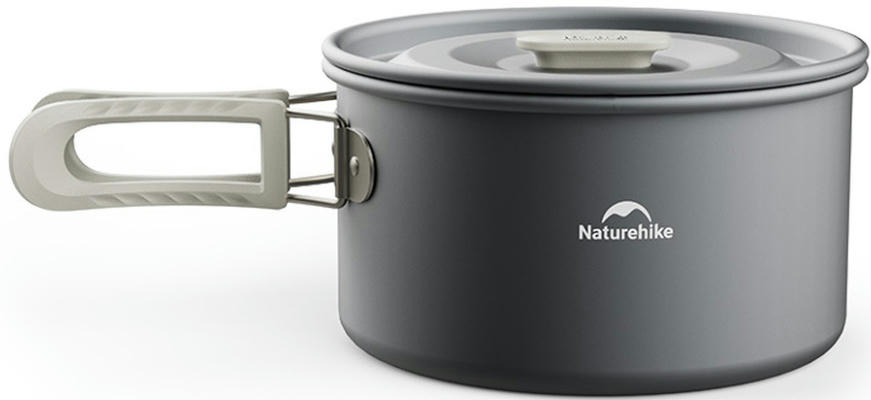 Набір посуду (2 каструлі, сковорода) Naturehike CNK2450CF010, алюмінійфото2