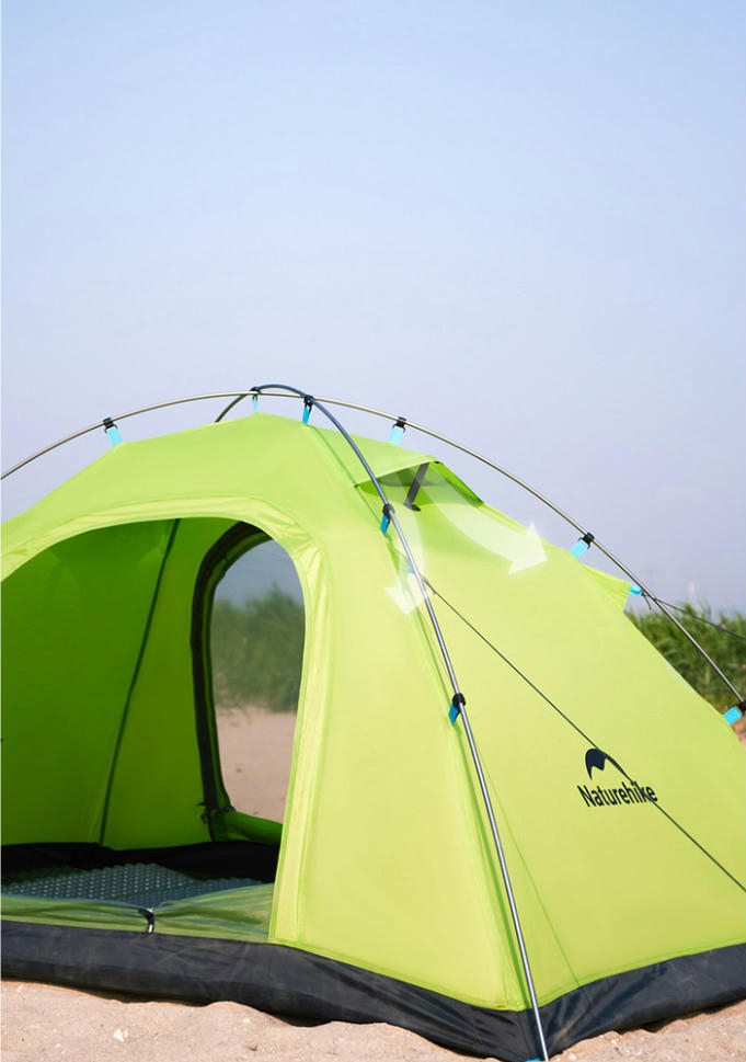 Намет двомісний Naturehike CNK2450WS030, зеленийфото4