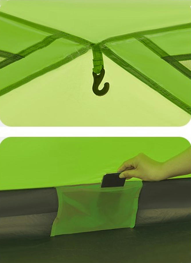 Намет двомісний Naturehike CNK2450WS030, зеленийфото9