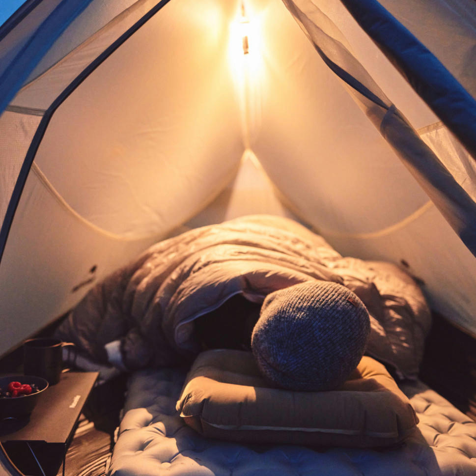 Палатка сверхлегкая двухместная Naturehike Cloud Up Pro CNK2350WS020, 20D, песочная фото 11