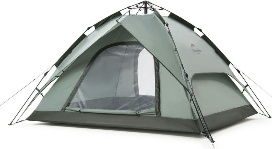 Палатка трехместная автоматическая Naturehike NH21ZP008, оливково-зеленый фото 2