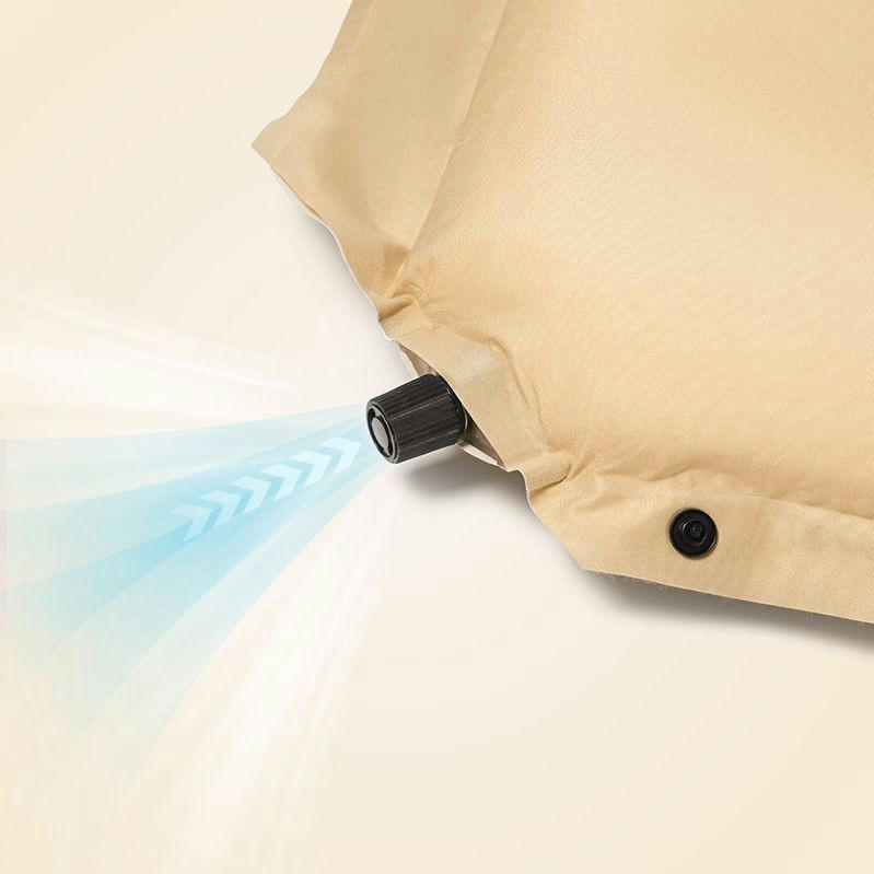 Килимок, що самонадувається, двомісний з подушкою Naturehike CNK2300DZ014, 60 мм, бежевий.фото3