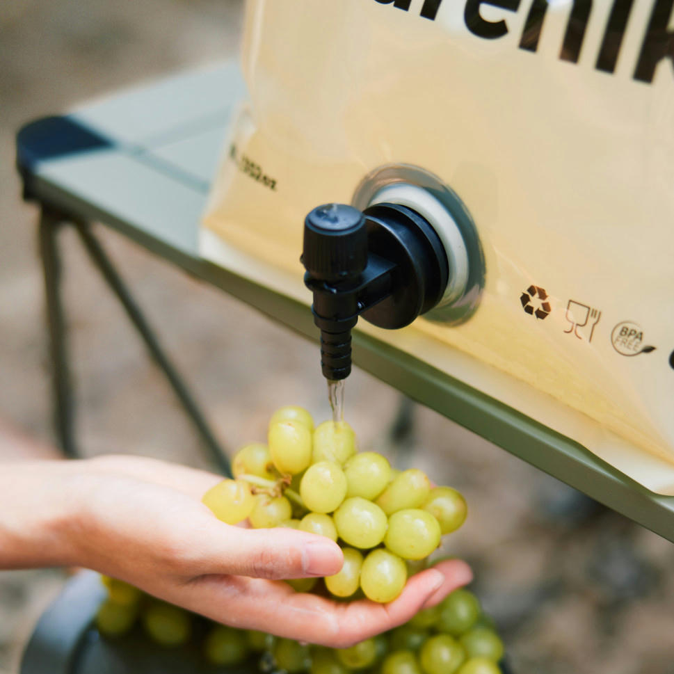 Складний контейнер для води з поліетилену Naturehike CNK2450CF027, 10 л, синійфото