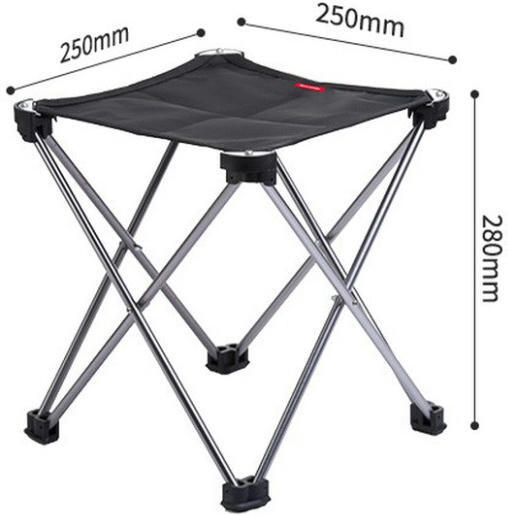 Стілець розкладний Naturehike NH20JJ019, чорнийфото