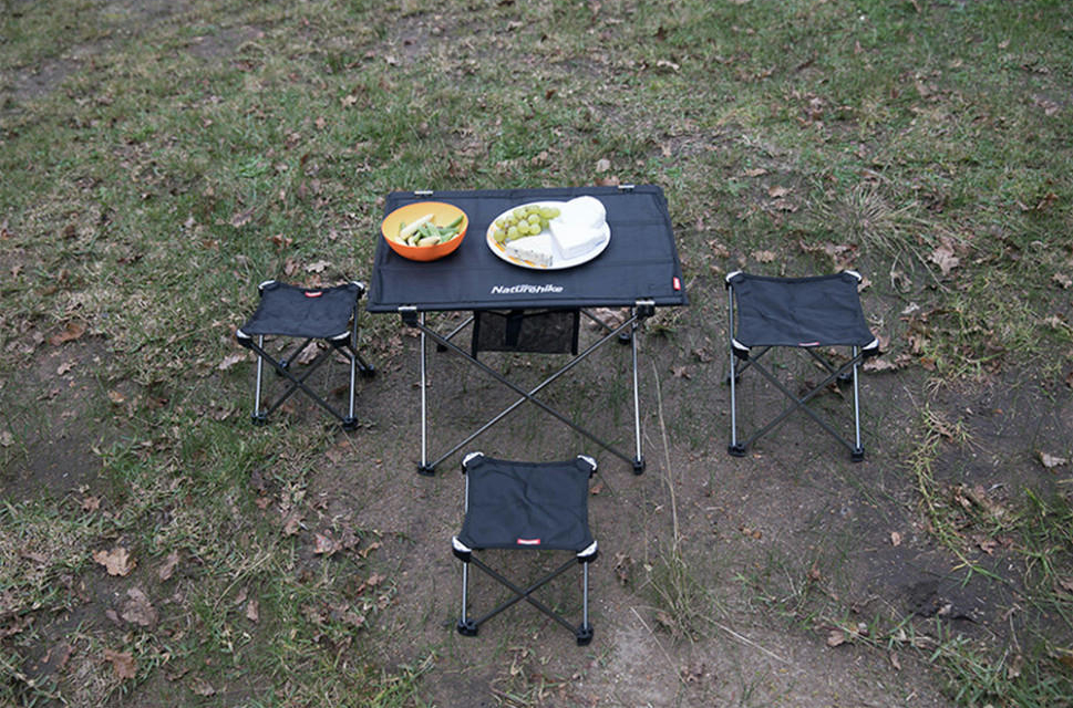 Стілець розкладний Naturehike NH20JJ019, чорнийфото