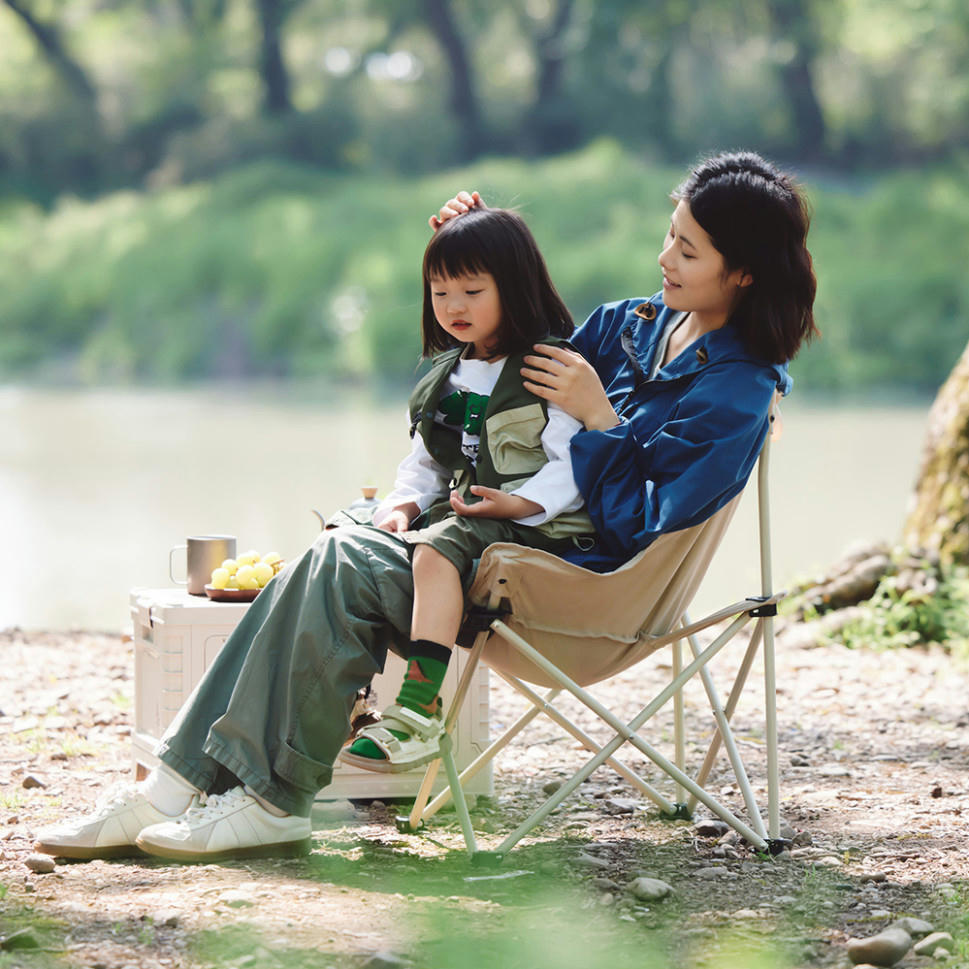 Стілець складний Naturehike Stellaluna T01 CNH23JU13002, S, бежевийфото