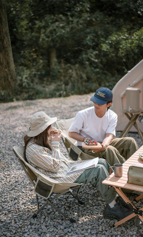 Стілець складний Naturehike Stellaluna T02J CNK2350JJ010, бежевийфото