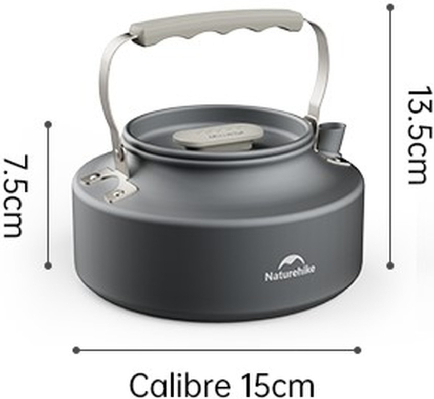 Чайник Naturehike CNK2450CF010 0.8 л алюмінійфото2