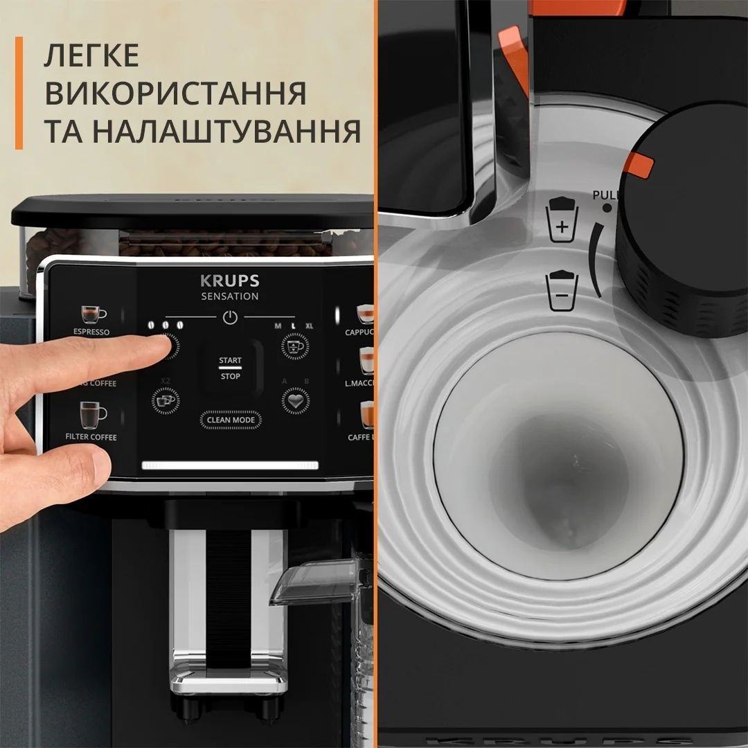 Кавоварка Krups Sensation Milk M90 EA912B10фото