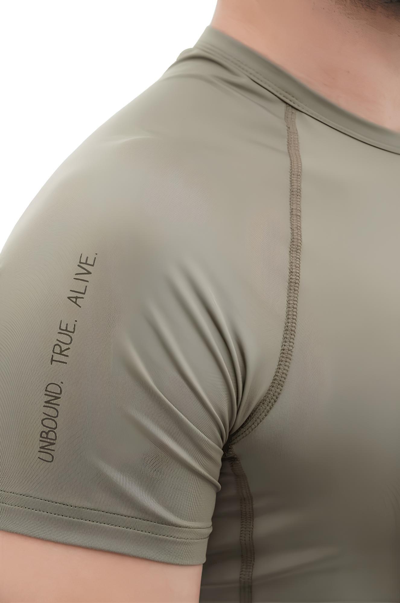 Термофутболка чоловіча Turbat Hike Lite Ss S оливковафото3