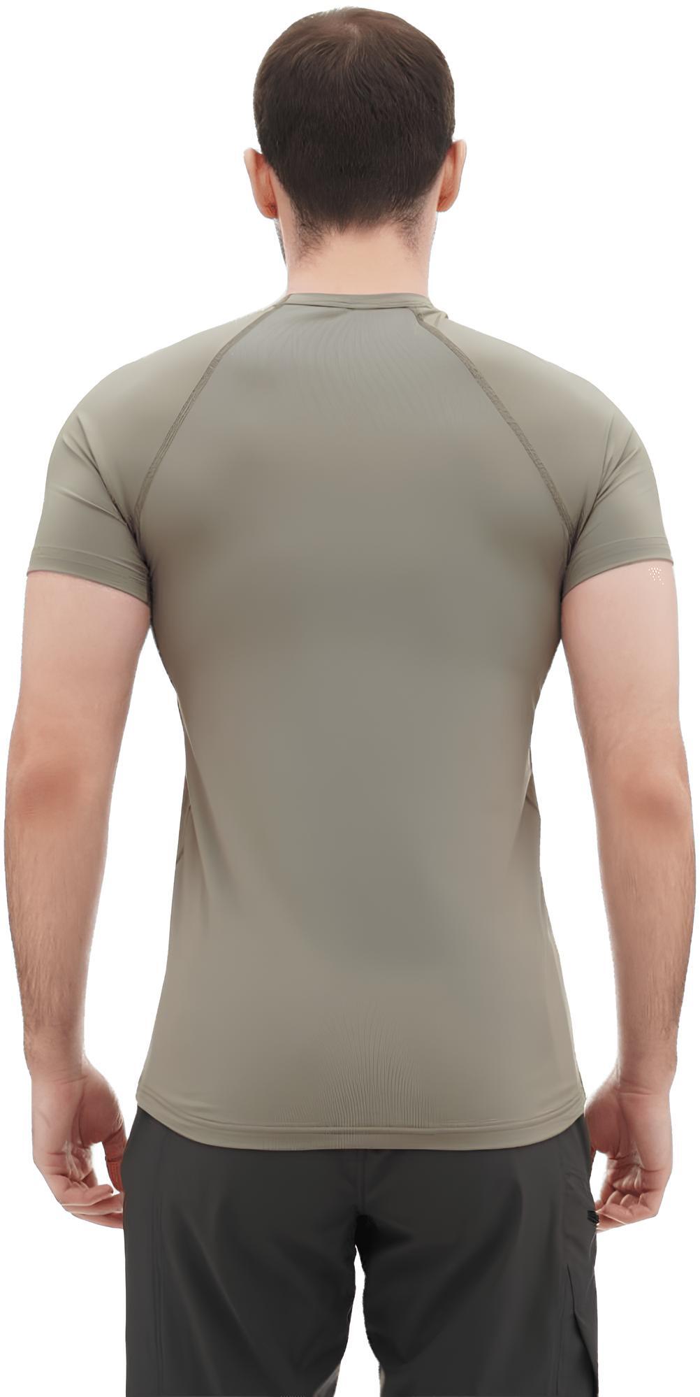 Термофутболка чоловіча Turbat Hike Lite Ss S оливковафото2