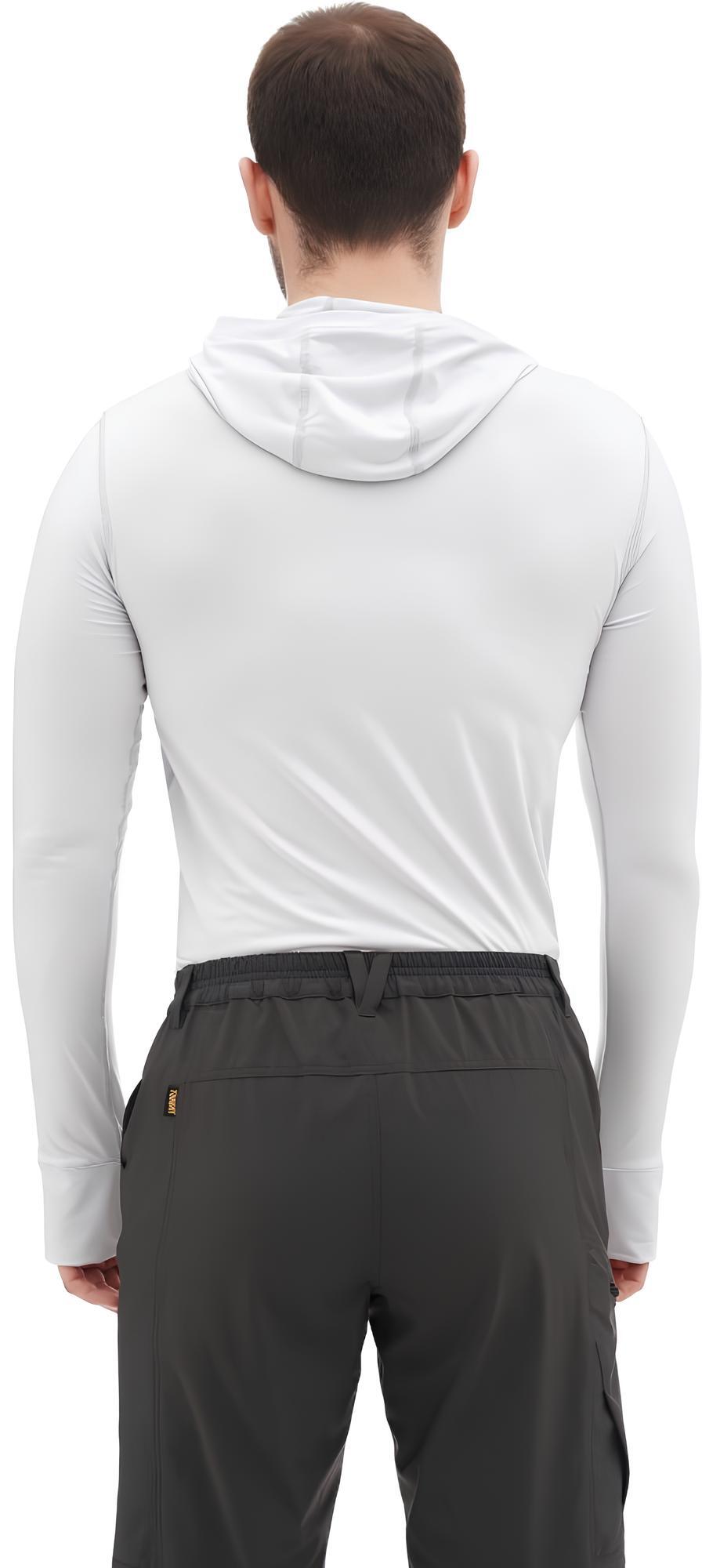 Термолонгслів чоловічий Turbat Hike Lite Ls Hood S білийфото