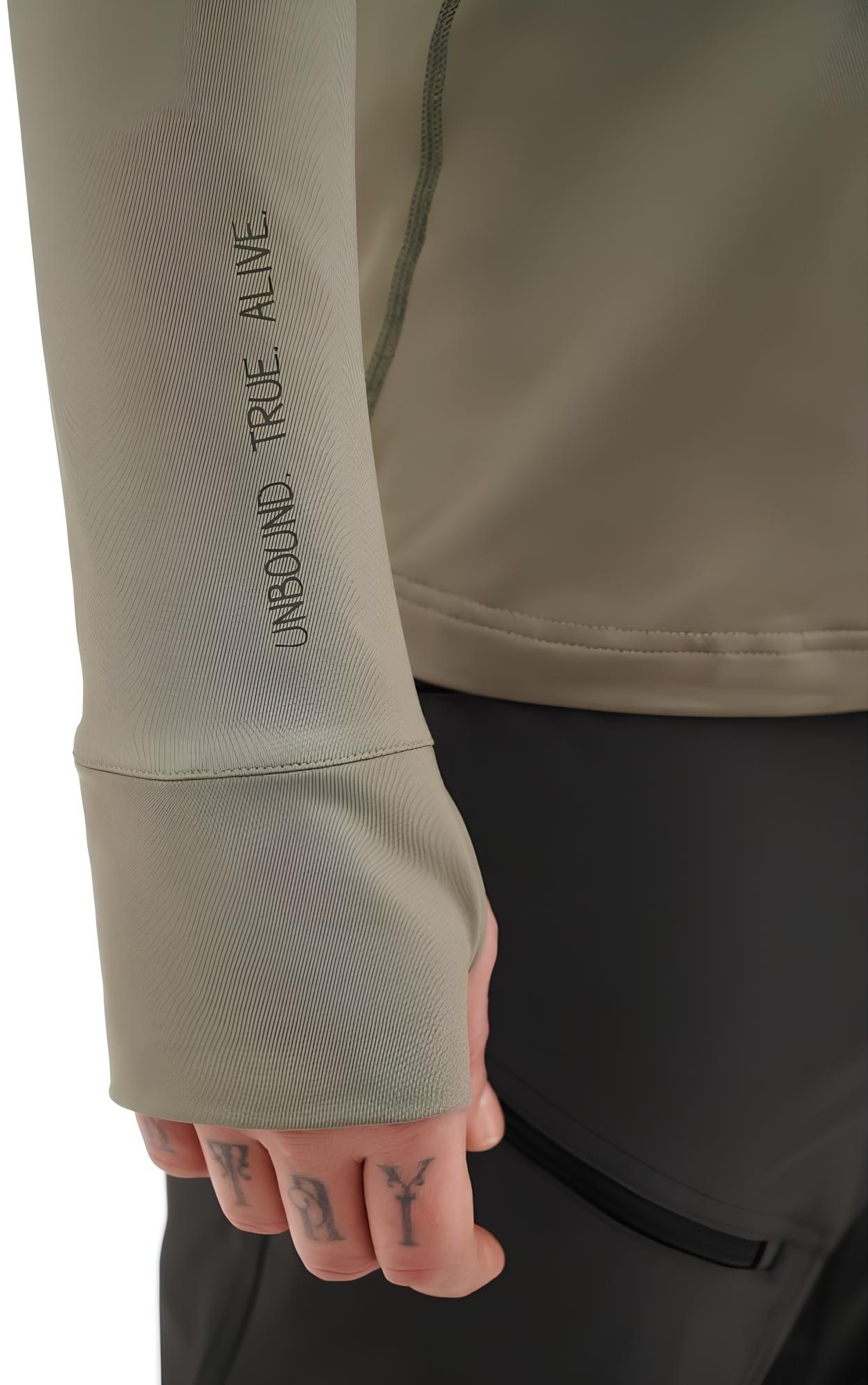 Термолонгслів чоловічий Turbat Hike Lite Ls Hood M оливковийфото4