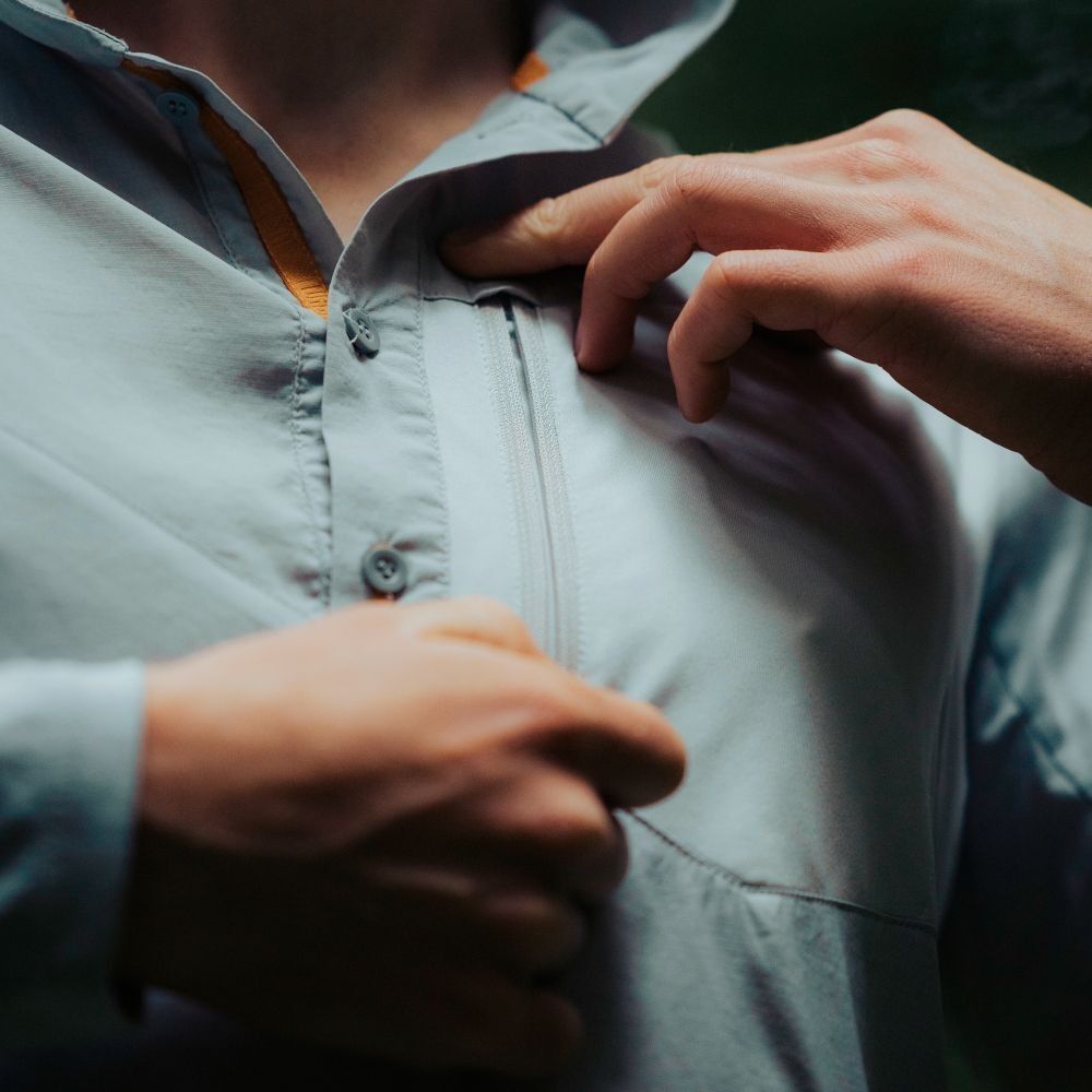 Рубашка мужская Turbat Maya Hood Trek XL серая фото 7