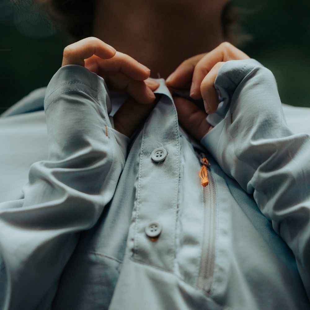 Рубашка женская Turbat Maya Hood Trek Wmn L серая фото 7