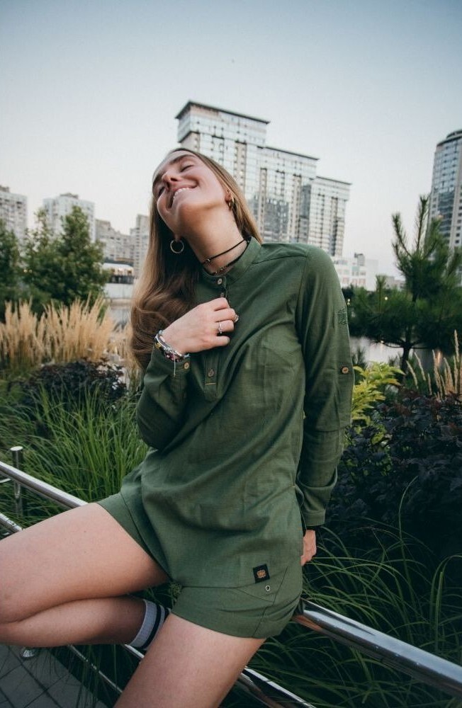 Сорочка жіноча Turbat Madeira Hemp Wmn M зеленафото8