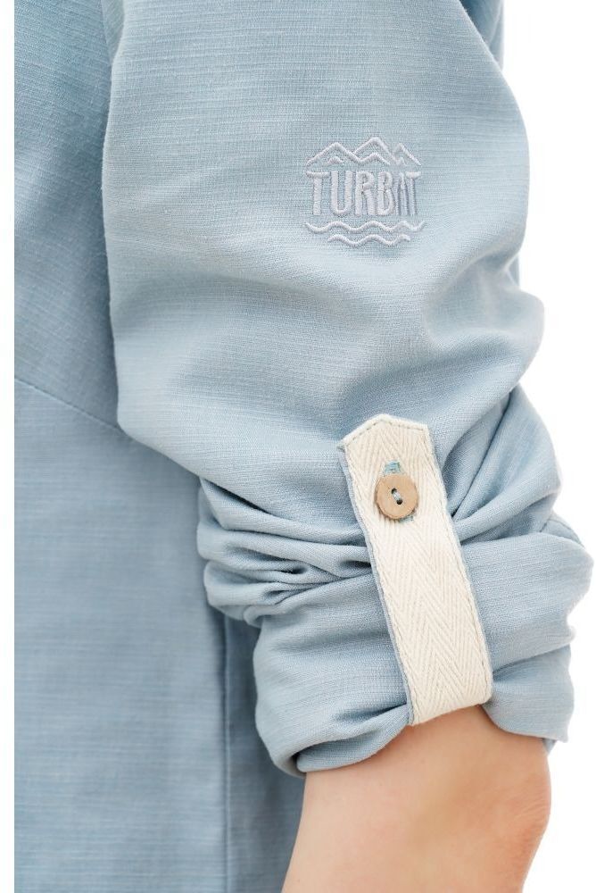 Сорочка жіноча Turbat Madeira Hemp Wmn XS блакитнафото4