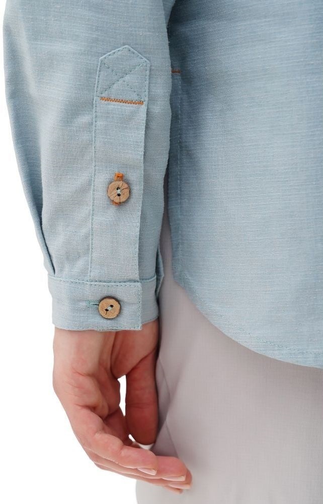 Сорочка жіноча Turbat Madeira Hemp Wmn XS блакитнафото5