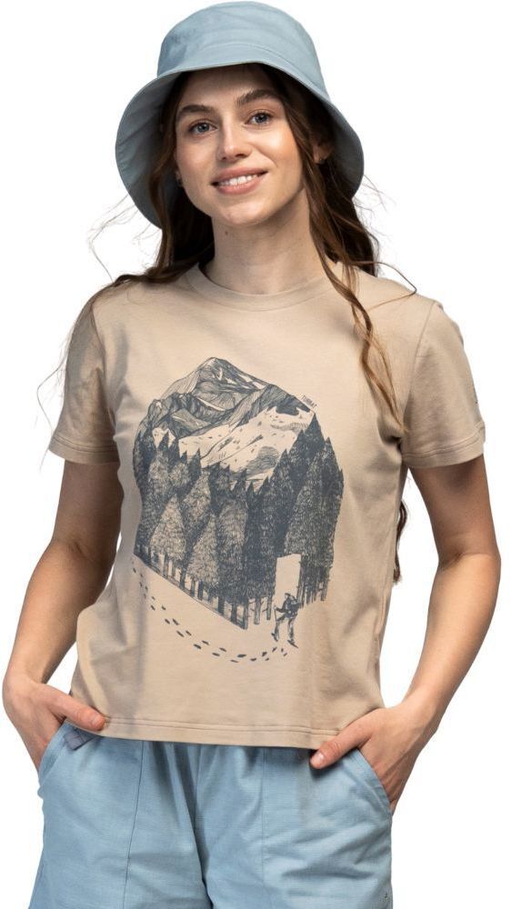 Футболка женская Turbat Home XS бежевая фото 3