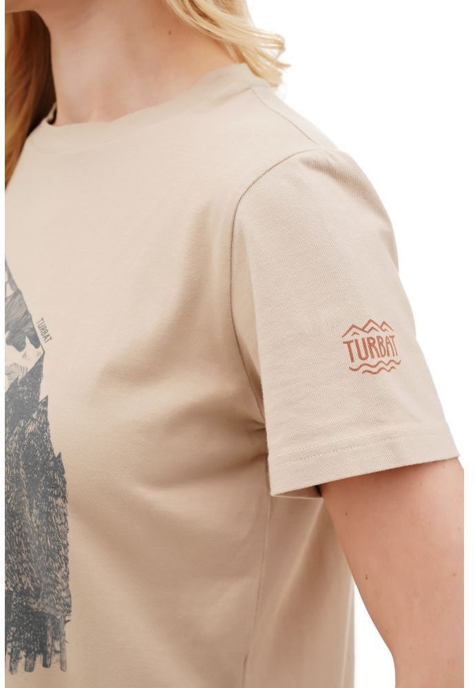 Футболка женская Turbat Home XS бежевая фото 4