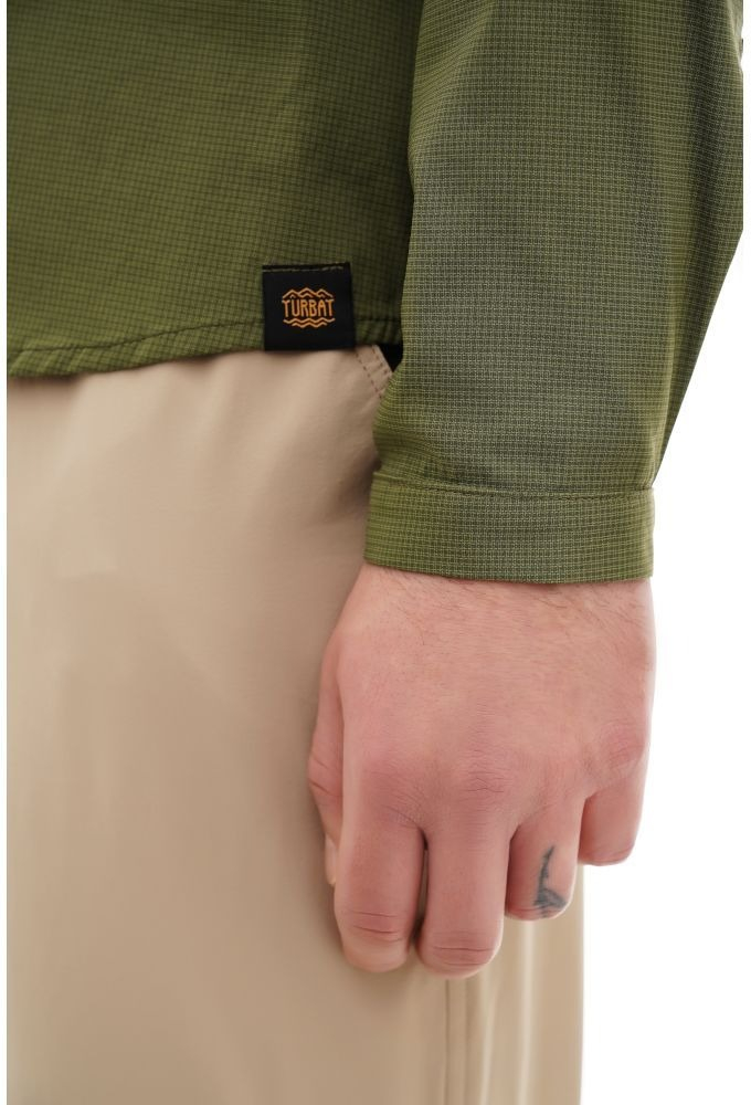 Рубашка мужская Turbat Maya 2 Ls S оливковая фото 3