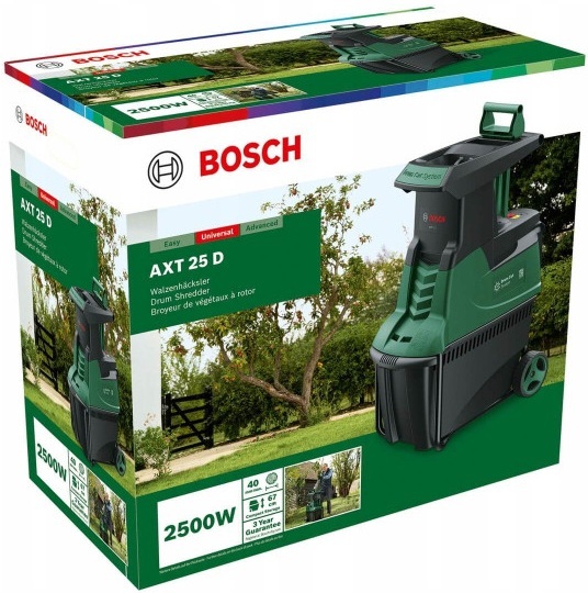 Измельчитель садовый Bosch AXT 25 D 2500 Вт (0.600.803.103) фото 5