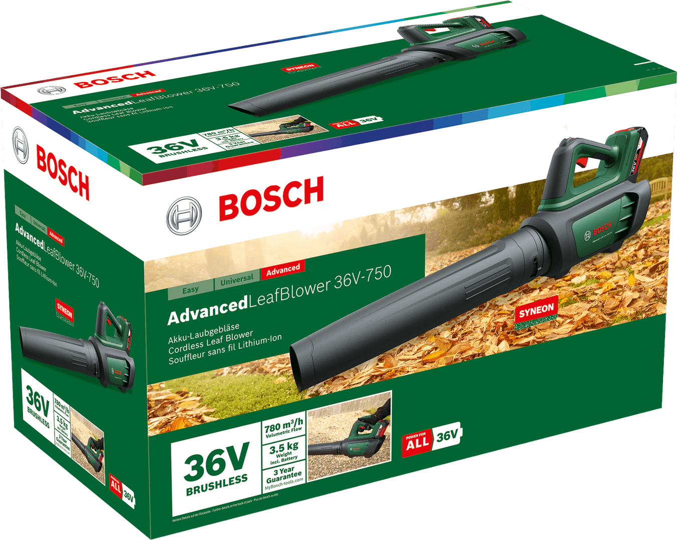 Повітродув садовий Bosch AdvancedLeafBlower 36В-750 (0.600.8C6.000)фото13
