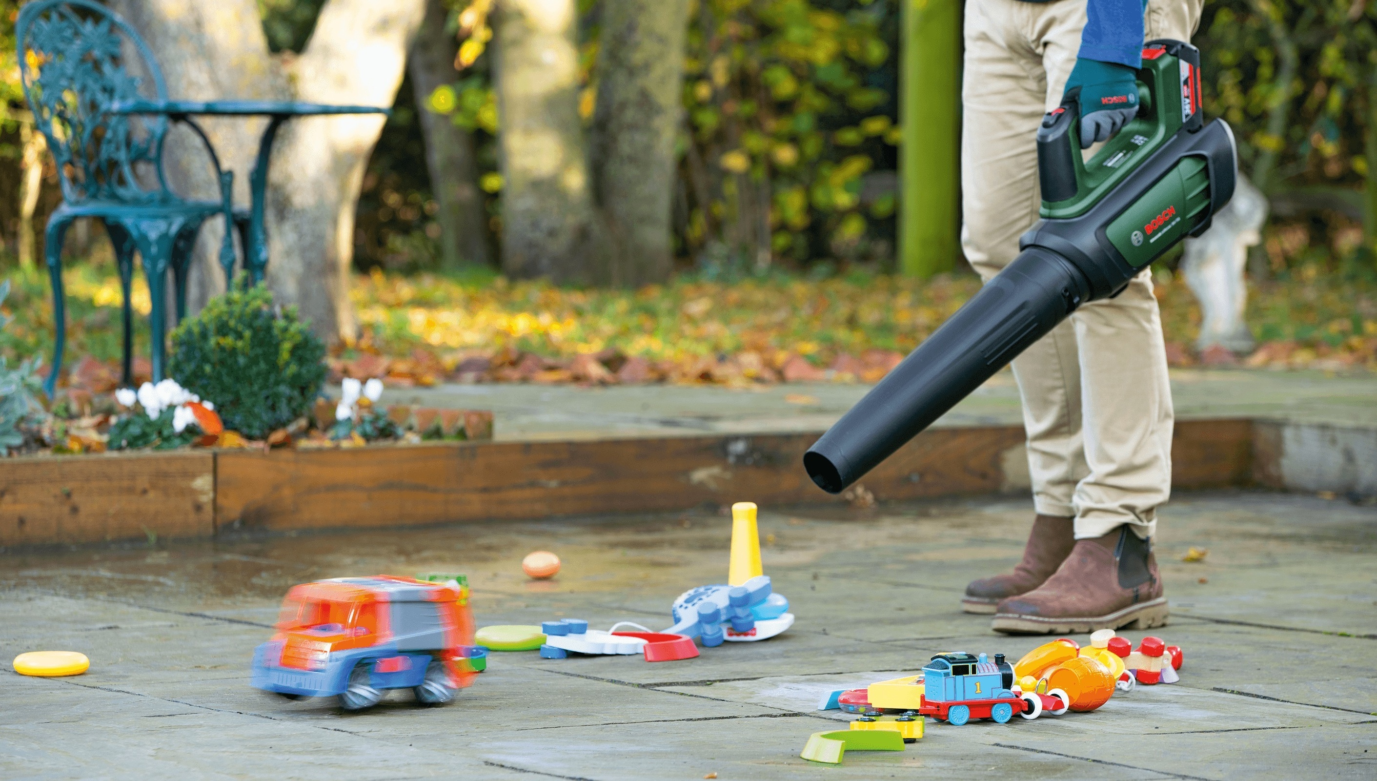 Повітродув садовий Bosch AdvancedLeafBlower 36В-750 (0.600.8C6.000)фото7