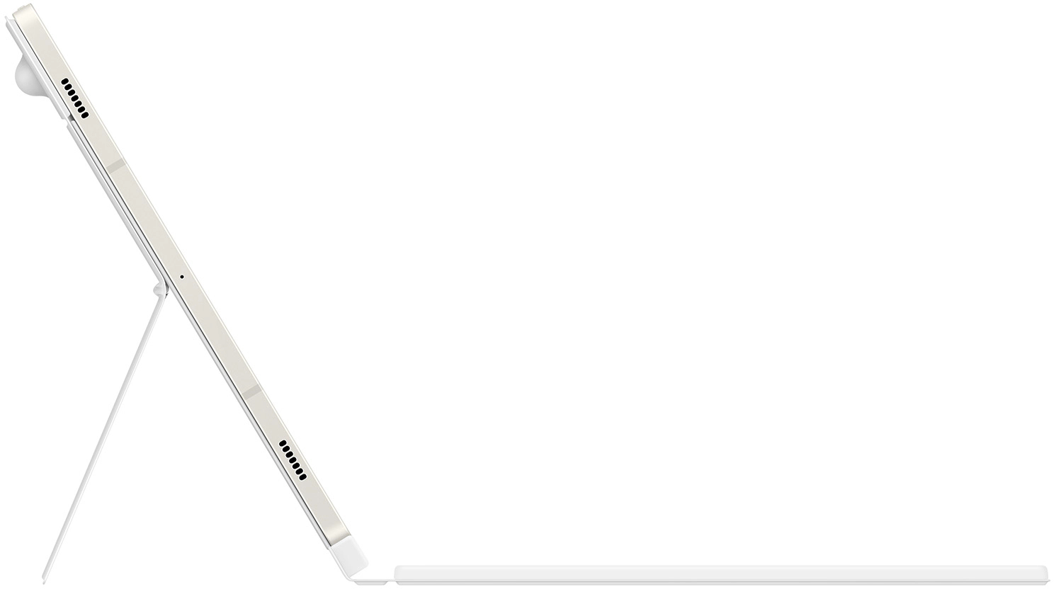 Чехол Samsung для Galaxy Tab S10 FE Book Cover Keyboard White (EF-DX725BWEGUA) фото 5