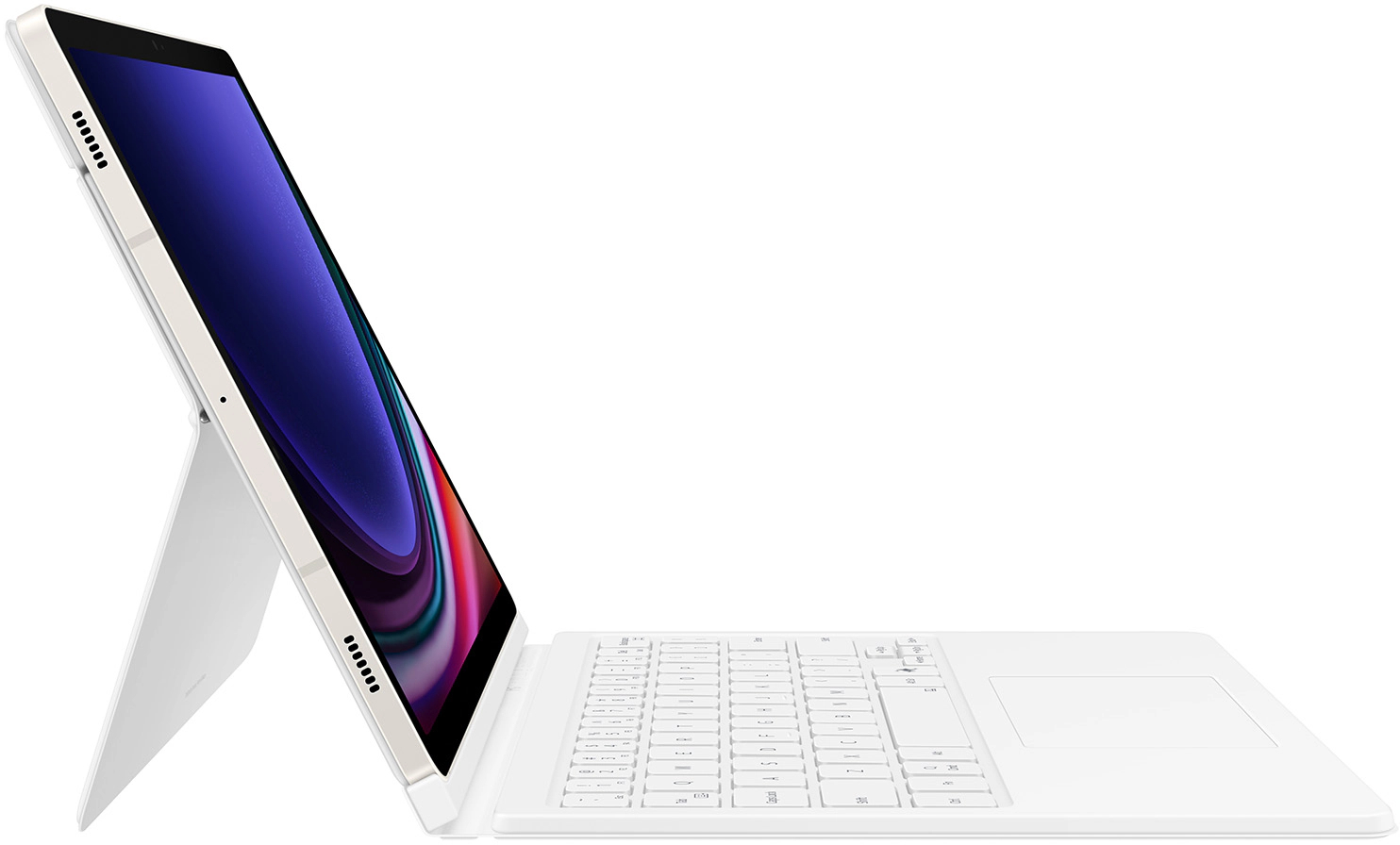 Чехол Samsung для Galaxy Tab S10 FE Book Cover Keyboard White (EF-DX725BWEGUA) фото 8