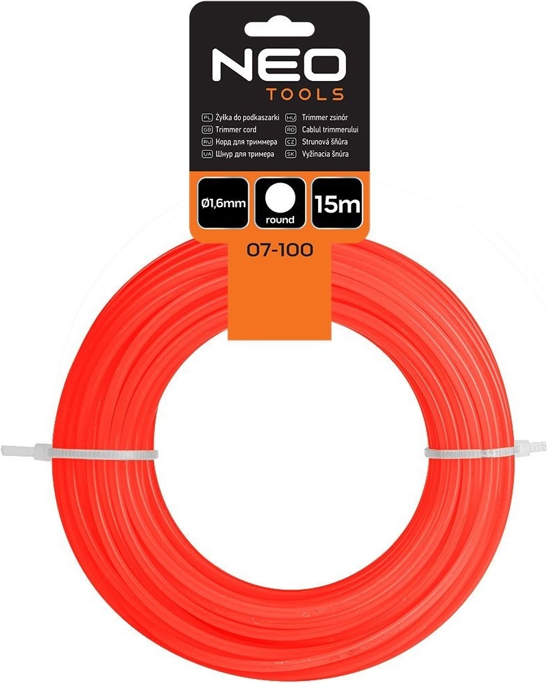 Леска косильная Neo Tools 1.6мм 15м (07-100) фото