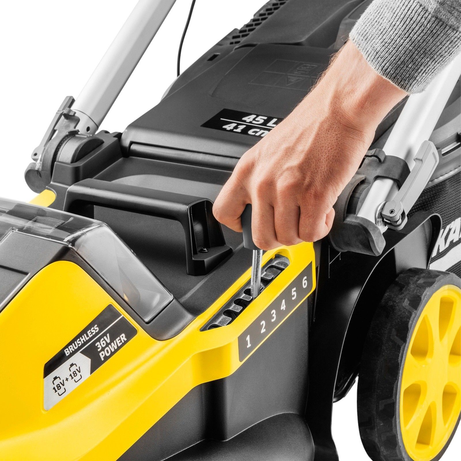 Газонокосарка акумуляторна Karcher LMO 5-18 Dual 18В без АКБ та ЗП (1.445-430.0)фото3