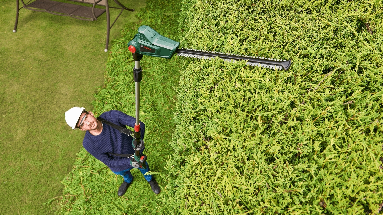 Кусторез аккумуляторный Bosch UniversalHedgePole 18 без АКБ и ЗУ (0.600.8B3.001) фото 4