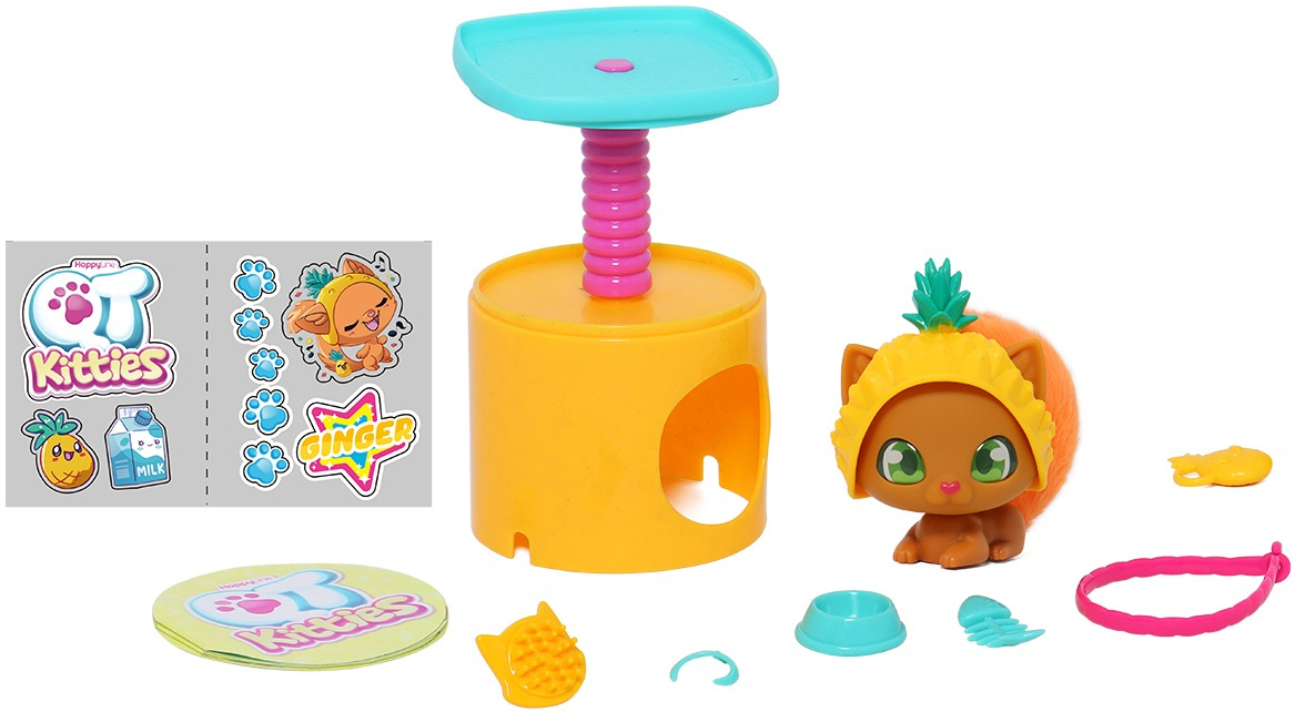 Игровой набор QT Kitties - Котенок Джинджер (фигурка, домик, аксессуары) (450001-5) фото 3