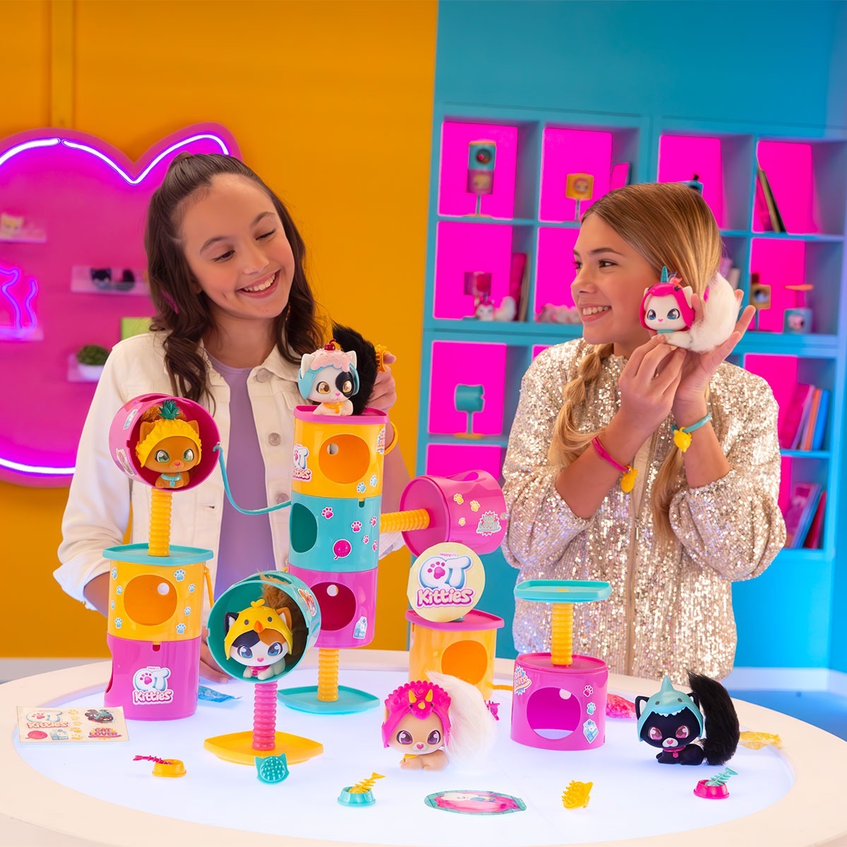 Игровой набор QT Kitties - Котенок Дина (фигурка, домик, аксессуары) (450001-3) фото