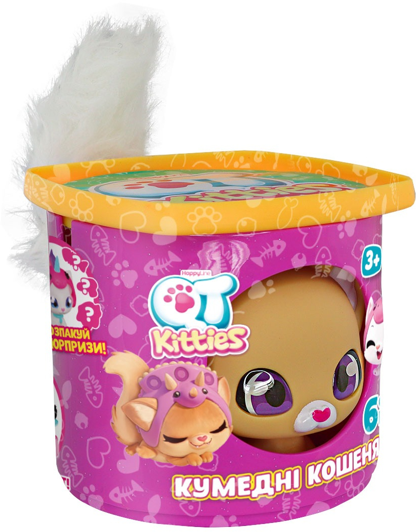 Игровой набор QT Kitties - Котенок Дина (фигурка, домик, аксессуары) (450001-3) фото
